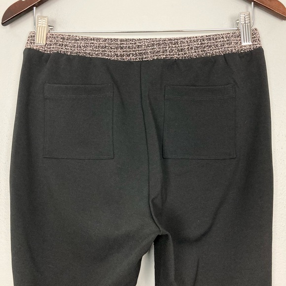 Anthropologie Lilka Tweed Ponte Leggings Women’s Size S Pull On Button Accent - Picture 7 of 9